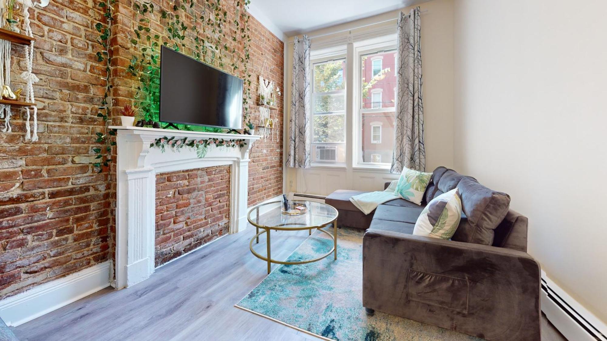 Апартаменти Minutes To Nyc Sleeps 5 Гобокен Екстер'єр фото