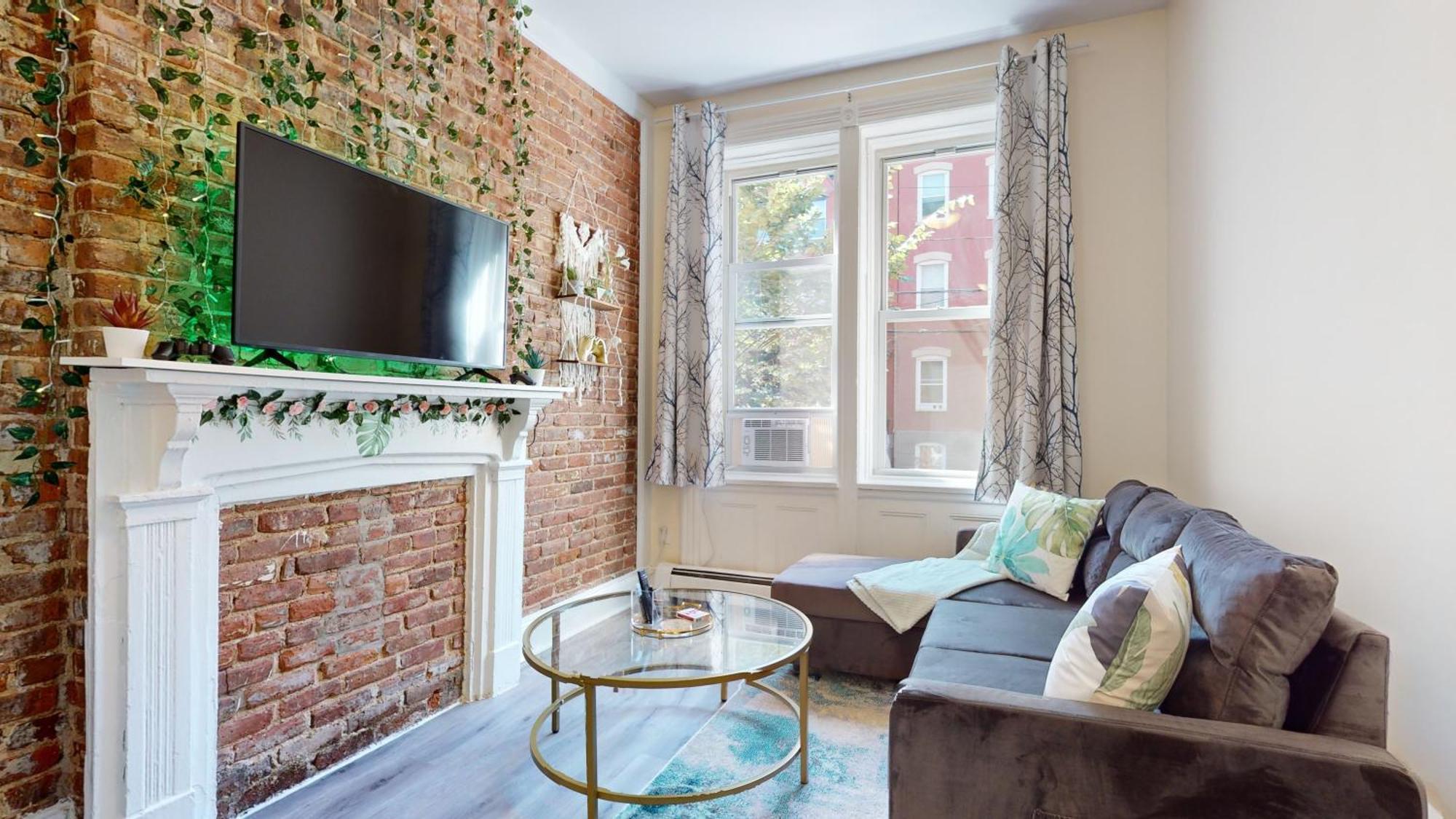 Апартаменти Minutes To Nyc Sleeps 5 Гобокен Екстер'єр фото
