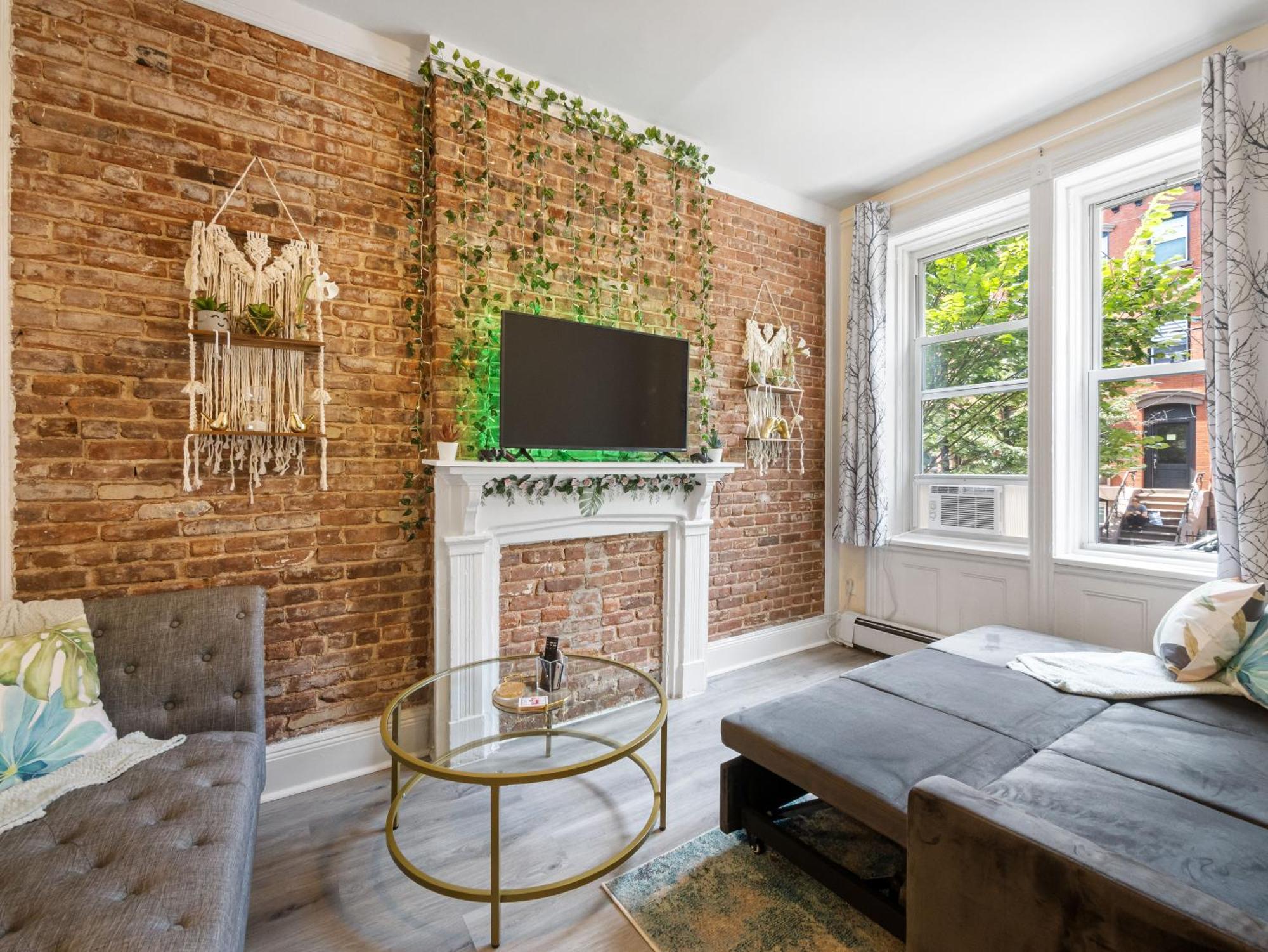 Апартаменти Minutes To Nyc Sleeps 5 Гобокен Екстер'єр фото